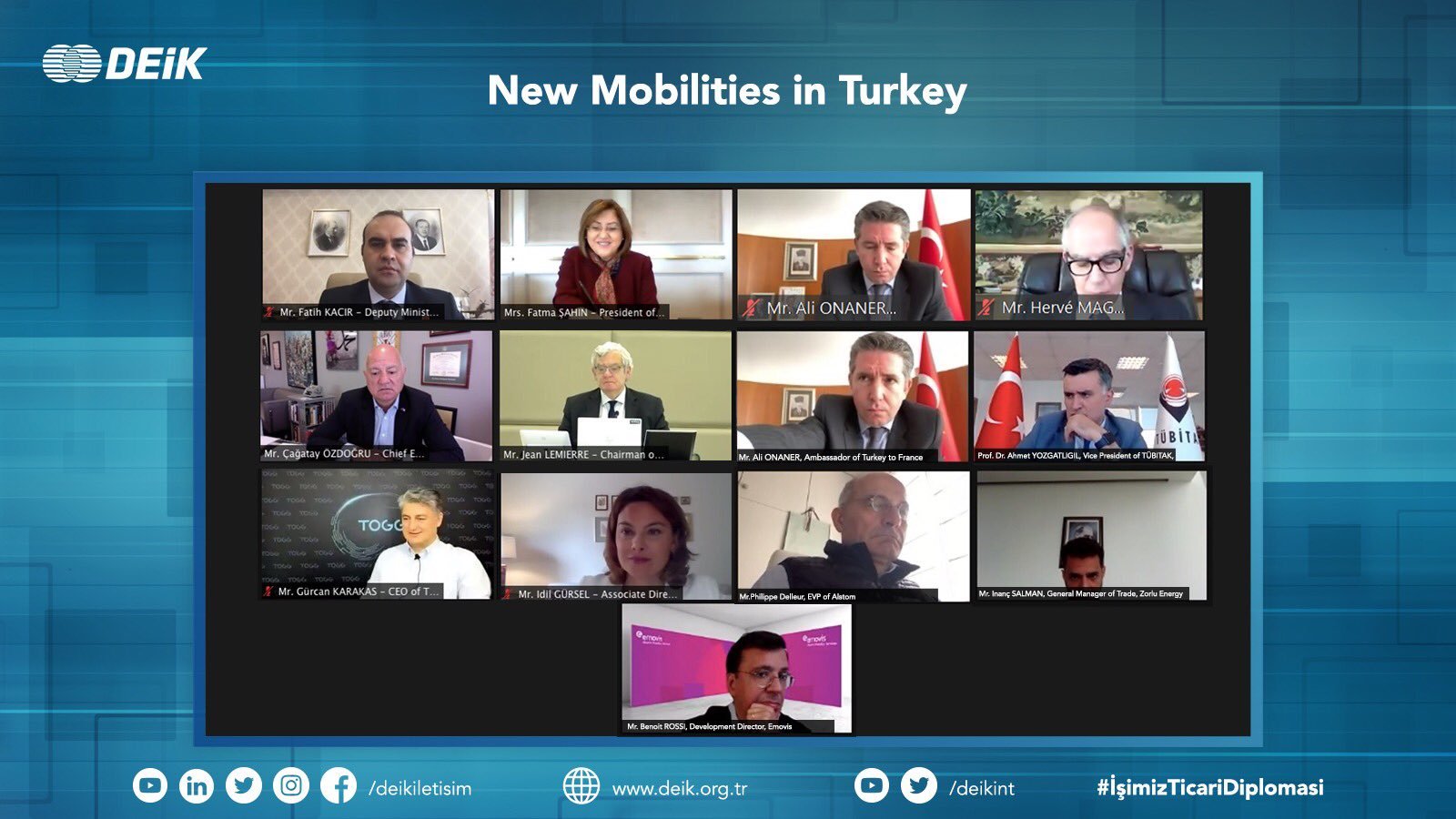 ‘Türkiye'de Yeni Mobiliteler’ Webinarı