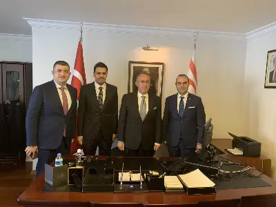 KKTC, Azerbaycan, Ukrayna ve Endonezya Büyükelçileriyle Görüşme
