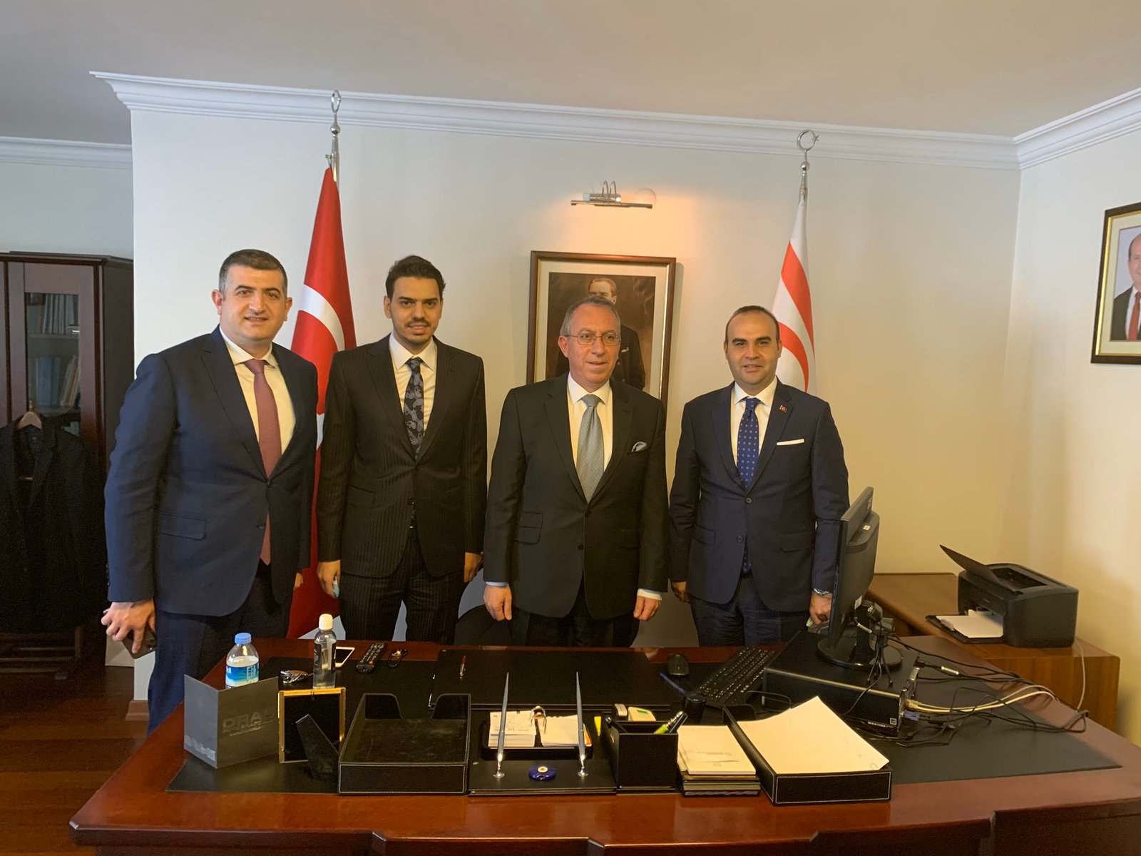 KKTC, Azerbaycan, Ukrayna ve Endonezya Büyükelçileriyle Görüşme