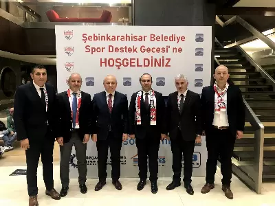 Şebinkarahisar Belediyespor Destek Gecesi