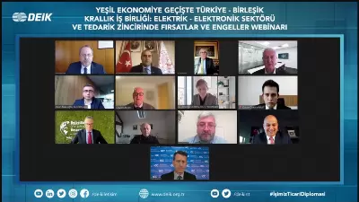 Yeşil Ekonomiye Geçişte TR-Birleşik Krallık İş Birliği Webinarı