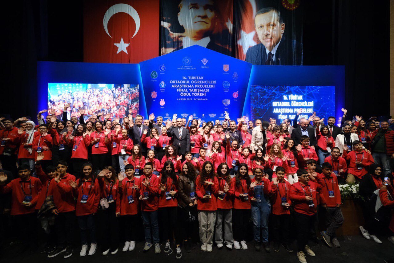 16. TÜBİTAK Ortaokul Öğrencileri Araştırma Projeleri Final Yarışması Ödül Töreni