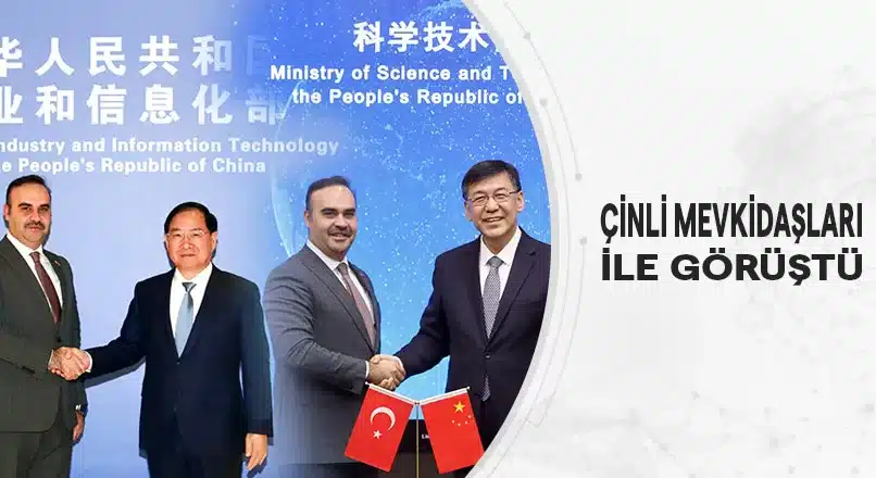 ÇİNLİ MEVKİDAŞLARI İLE GÖRÜŞTÜ