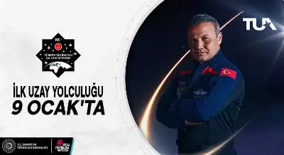 İLK UZAY YOLCUĞU 9 OCAK'TA