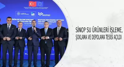 SİNOP SU ÜRÜNLERİ İŞLEME, ŞOKLAMA VE DEPOLAMA TESİSİ AÇILDI