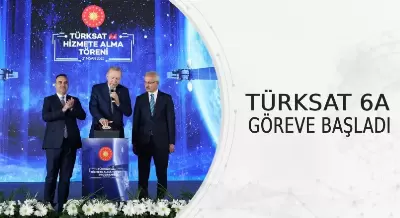 TÜRKSAT 6A GÖREVE BAŞLADI