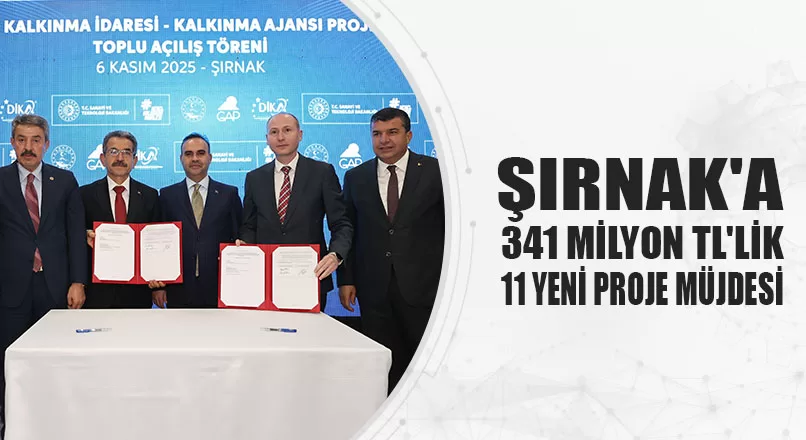 ŞIRNAK'TABİLİM MERKEZİ İÇİN İMZALAR ATILDI