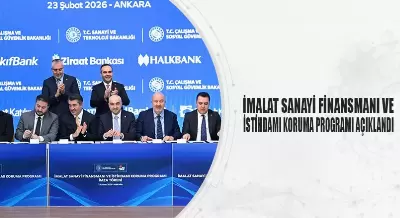 İMALAT SANAYİ FİNANSMANI VE İSTİHDAMI KORUMA PROGRAMI AÇIKLANDI