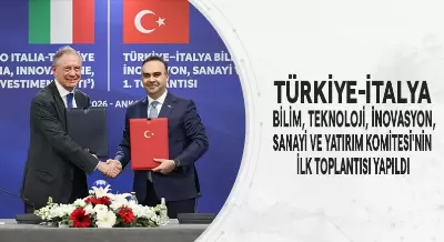 TÜRKİYE-İTALYA BİLİM, TEKNOLOJİ, İNOVASYON, SANAYİ VE YATIRIM KOMİTESİ'NİN İLK TOPLANTISI YAPILDI