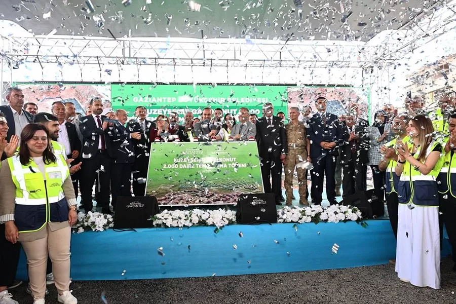 GAZİANTEP'TE 2 BİN KONUTUN VE 400 İŞ YERİNİN TEMELİ ATILDI - Gorsel 3