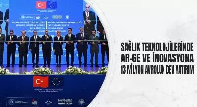 SAĞLIK TEKNOLOJİLERİNDE  AR-GE VE İNOVASYONA 13 MİLYON AVROLUK DEV YATIRIM